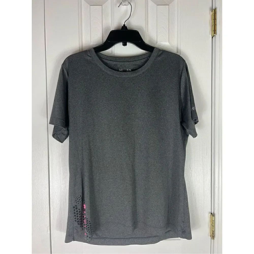 Underarmour Womens Grey Run Blouse Size L